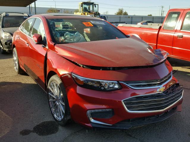 1G1ZH5SX6GF194427 - 2016 CHEVROLET MALIBU PRE RED photo 1