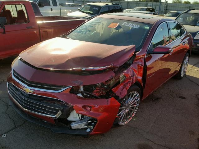 1G1ZH5SX6GF194427 - 2016 CHEVROLET MALIBU PRE 红色 照片 2