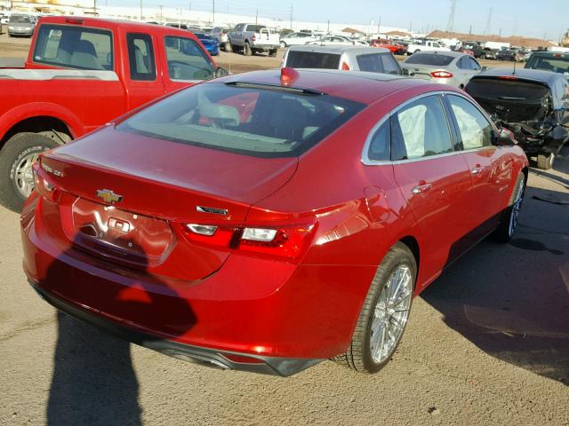 1G1ZH5SX6GF194427 - 2016 CHEVROLET MALIBU PRE RED photo 4