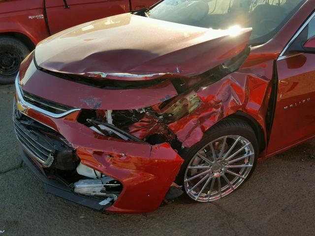 1G1ZH5SX6GF194427 - 2016 CHEVROLET MALIBU PRE 红色 照片 9