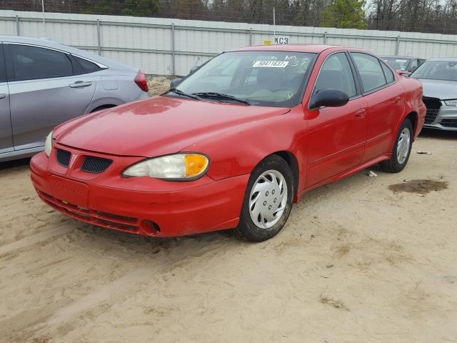 1G2NF52F14M632995 - 2004 PONTIAC GRAND AM S RED photo 2