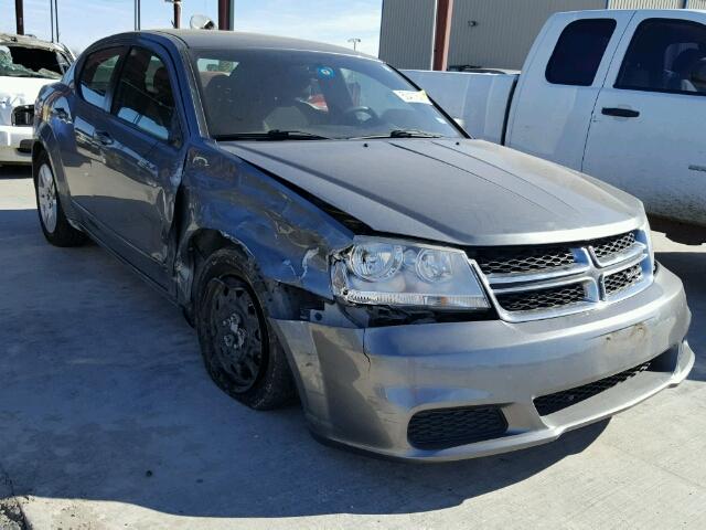 1B3BD4FB4BN572628 - 2011 DODGE AVENGER EX CHARCOAL photo 1