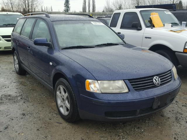 WVWRH23B4YE383464 - 2000 VOLKSWAGEN PASSAT GLS BLUE photo 1