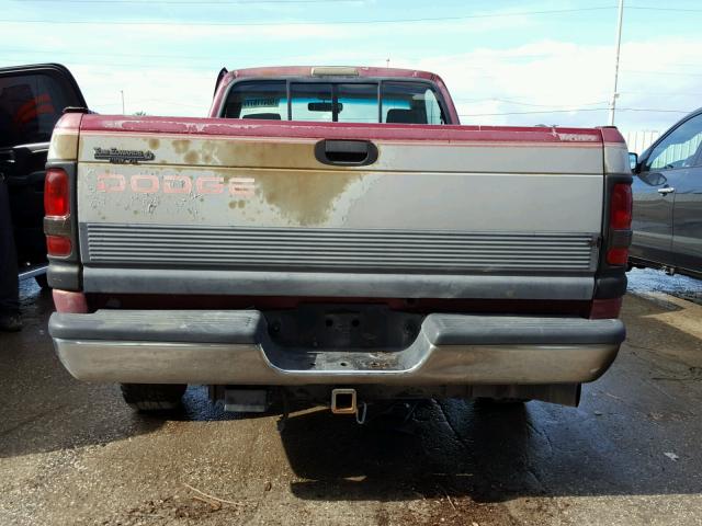 1B7KC26C3TS662774 - 1996 DODGE RAM 2500 RED photo 10