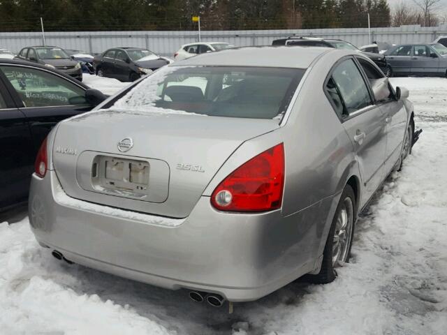 1N4BA41E24C897131 - 2004 NISSAN MAXIMA SE SILVER photo 4