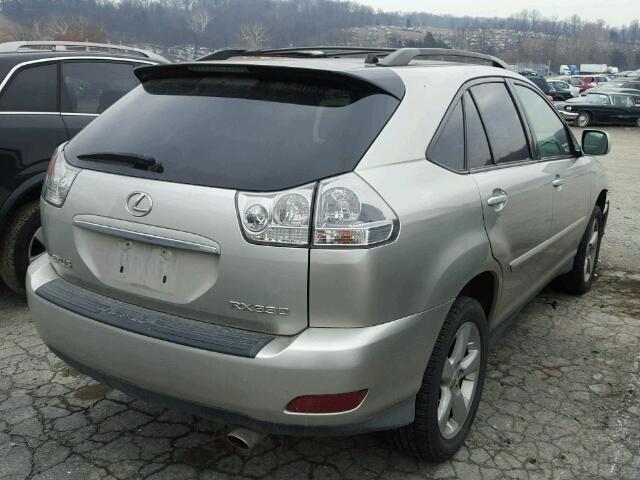 2T2HA31U56C103086 - 2006 LEXUS RX 330 SILVER photo 4