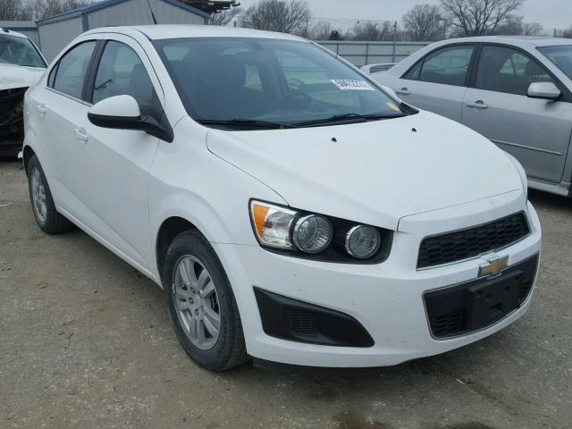 1G1JC5SH6E4173638 - 2014 CHEVROLET SONIC LT WHITE photo 1