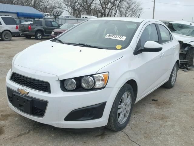 1G1JC5SH6E4173638 - 2014 CHEVROLET SONIC LT WHITE photo 2