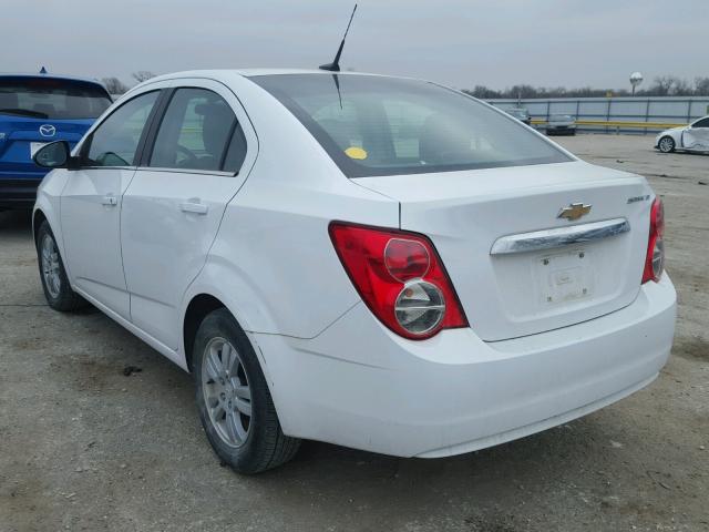 1G1JC5SH6E4173638 - 2014 CHEVROLET SONIC LT WHITE photo 3