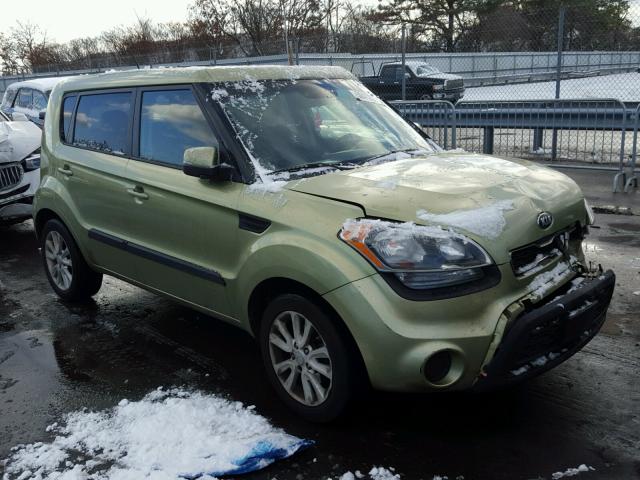 KNDJT2A67D7607536 - 2013 KIA SOUL + GREEN photo 1