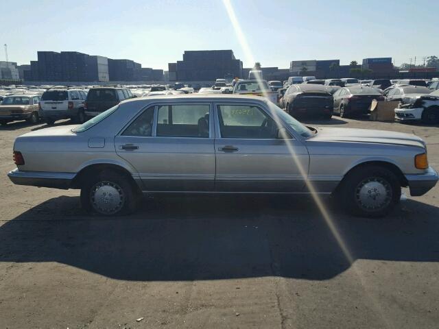 WDBCA39E7KA466529 - 1989 MERCEDES-BENZ 560 SEL SILVER photo 9