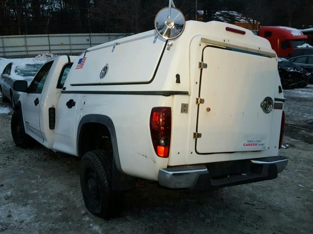 1GBDS14E578221908 - 2007 CHEVROLET COLORADO WHITE photo 3