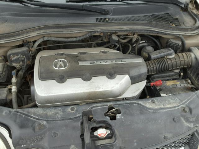 2HNYD18254H551460 - 2004 ACURA MDX TAN photo 7