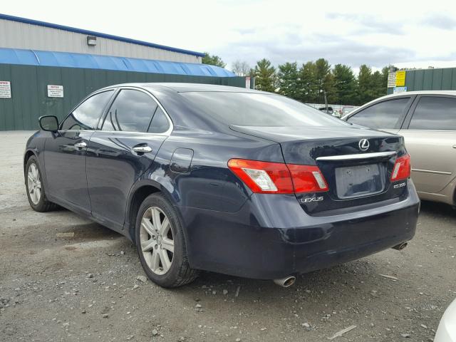 JTHBJ46G172073439 - 2007 LEXUS ES BLUE photo 3