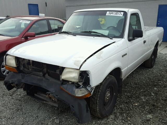 1FTYR10X3WUB76487 - 1998 FORD RANGER WHITE photo 2