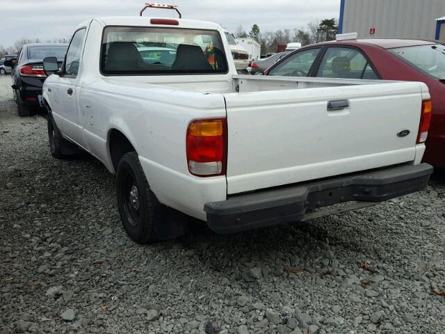 1FTYR10X3WUB76487 - 1998 FORD RANGER WHITE photo 3