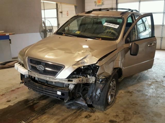 KNDJC733055349213 - 2005 KIA SORENTO EX GRAY photo 2