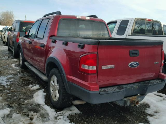 1FMEU51887UA14948 - 2007 FORD EXPLORER S 红色 照片 3