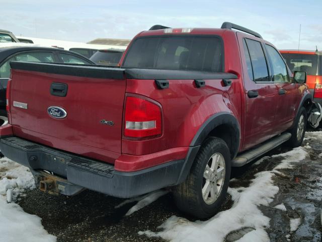 1FMEU51887UA14948 - 2007 FORD EXPLORER S 红色 照片 4