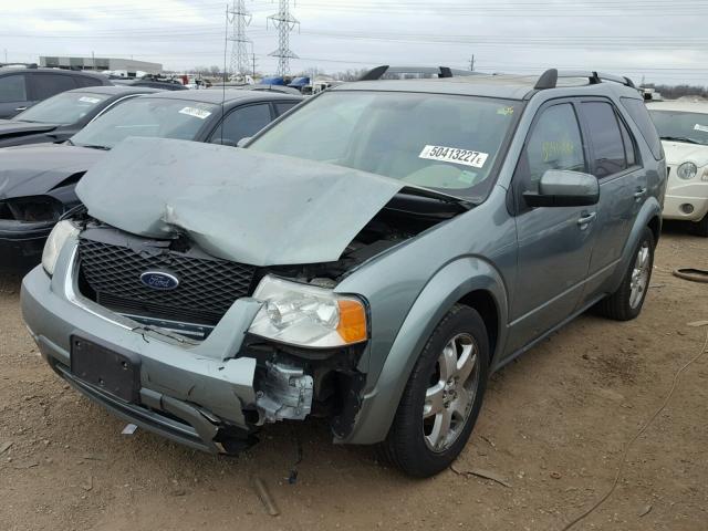 1FMDK06155GA08455 - 2005 FORD FREESTYLE TEAL photo 2