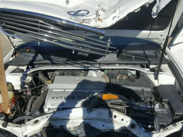 JTHBA30G165142775 - 2006 LEXUS ES 330 WHITE photo 7