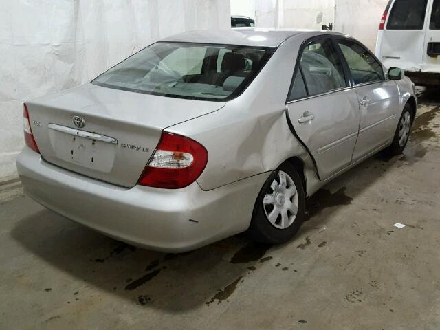 4T1BE32K54U926303 - 2004 TOYOTA CAMRY LE SILVER photo 4