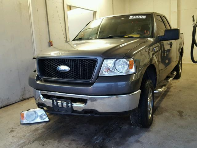 1FTPX14V06KC98729 - 2006 FORD F150 GRAY photo 2