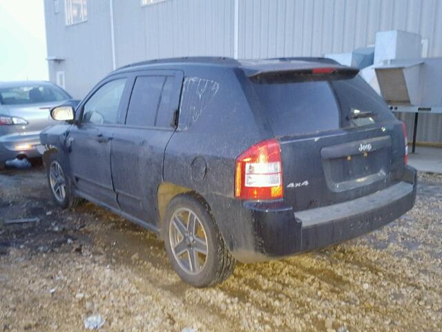 1J4FF47B79D158391 - 2009 JEEP COMPASS SP BLACK photo 3