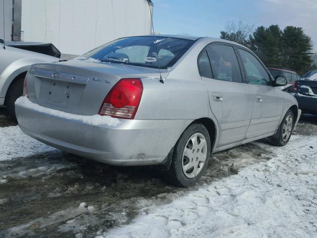 KMHDN46D46U224227 - 2006 HYUNDAI ELANTRA GL SILVER photo 4