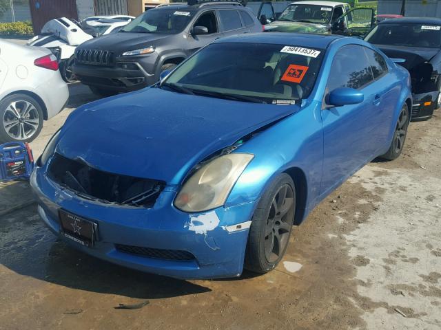 JNKCV54EX3M222526 - 2003 INFINITI G35 BLUE photo 2