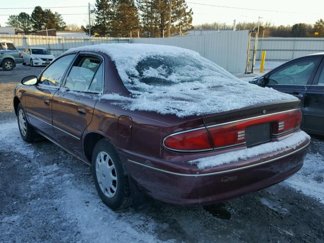 2G4WS52M6X1612991 - 1999 BUICK CENTURY CU BURGUNDY photo 3