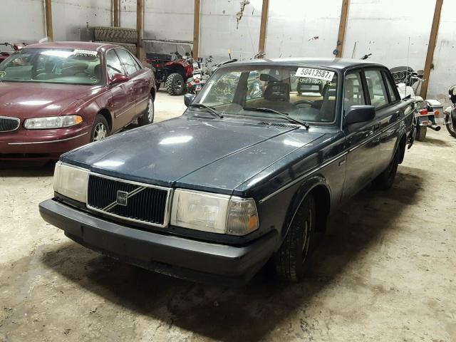 YV1AS8802P1482762 - 1993 VOLVO 240 GREEN photo 2