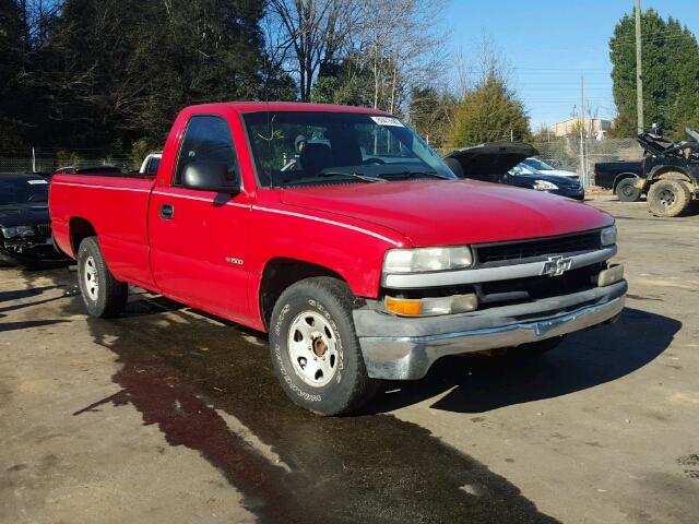 1GCEC14W61Z252253 - 2001 CHEVROLET SILVERADO RED photo 1