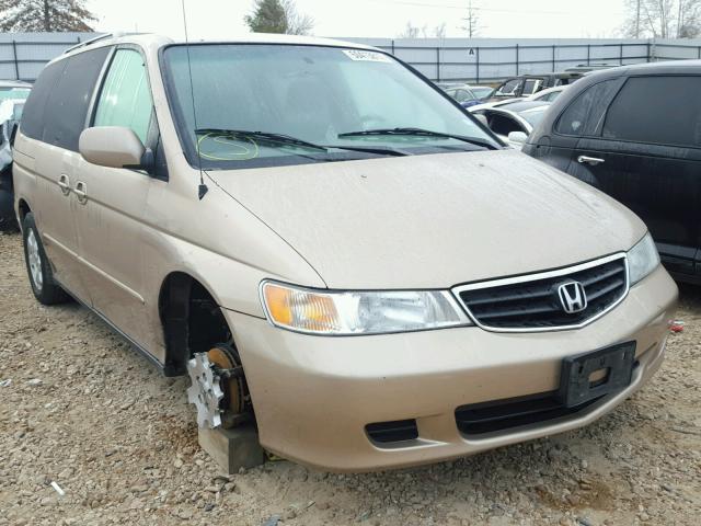 2HKRL18682H537055 - 2002 HONDA ODYSSEY EX BEIGE photo 1