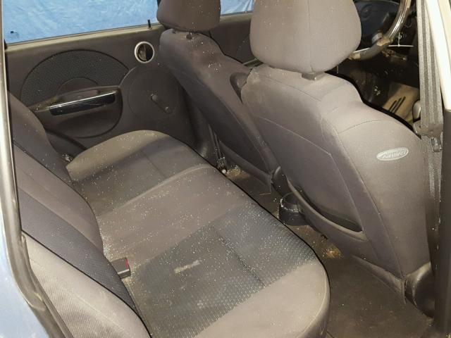 KL1TD66678B074751 - 2008 CHEVROLET AVEO BASE Niebieski zdjęcie 6