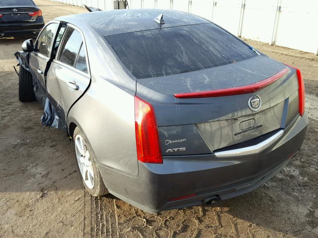 1G6AA5RA3D0136285 - 2013 CADILLAC ATS GREEN photo 3