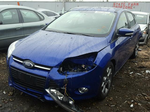 1FADP3K21EL404269 - 2014 FORD FOCUS SE BLUE photo 2