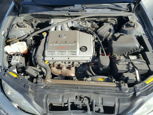 JT8BF28G210297261 - 2001 LEXUS ES 300 GRAY photo 7