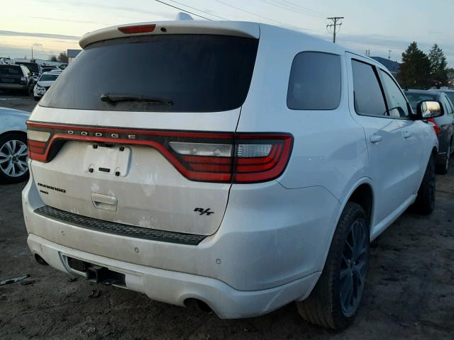 1C4SDJCT9FC101537 - 2015 DODGE DURANGO R/ WHITE photo 4