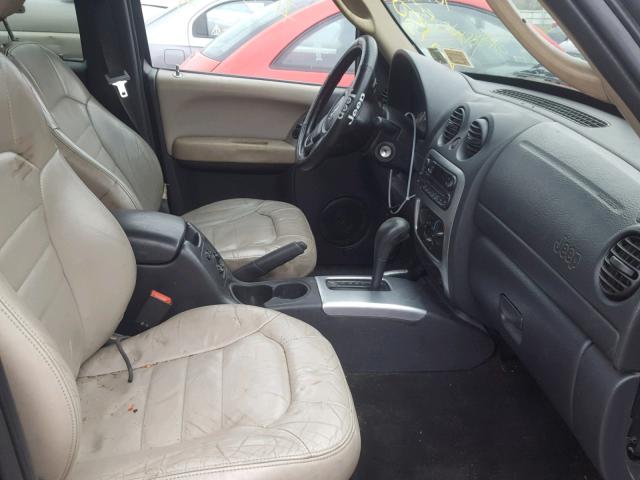 1J4GL38K63W516811 - 2003 JEEP LIBERTY RE BLACK photo 5