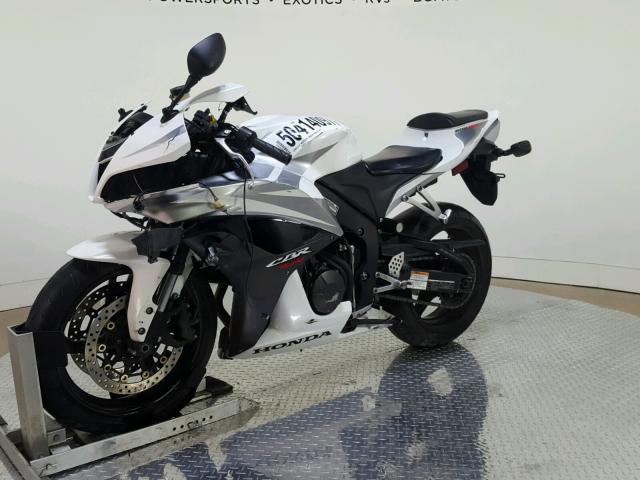 JH2PC40017M008292 - 2007 HONDA CBR600 RR WHITE photo 4