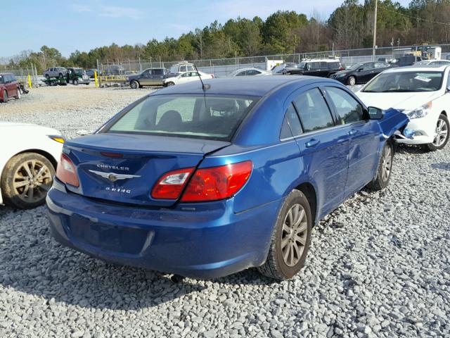 1C3CC5FB4AN127983 - 2010 CHRYSLER SEBRING LI BLUE photo 4