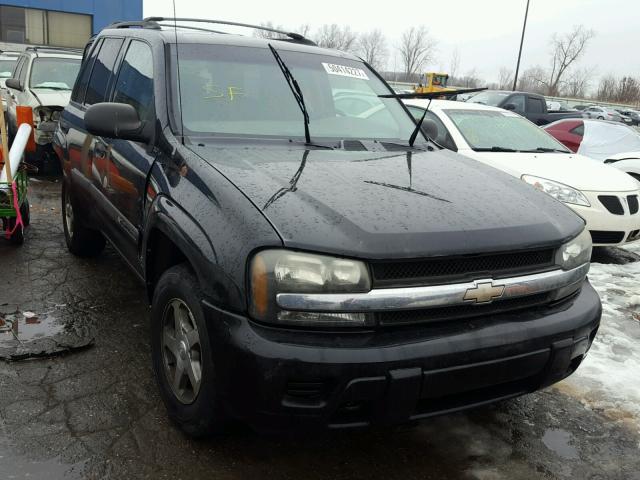 1GNDT13S642359933 - 2004 CHEVROLET TRAILBLAZE BLACK photo 1