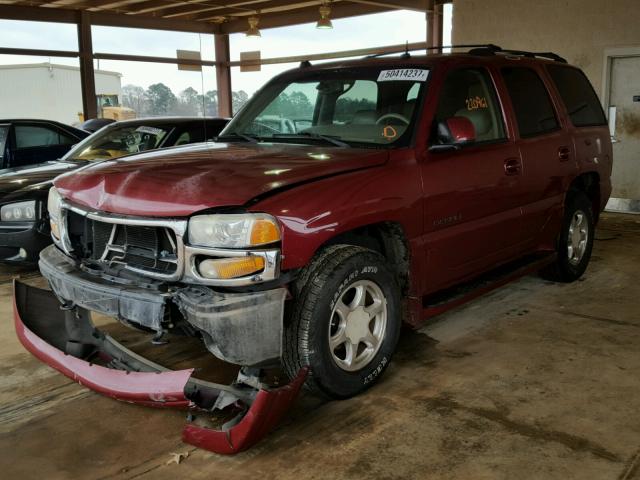 1GKEK63U04J163253 - 2004 GMC YUKON DENA MAROON photo 2