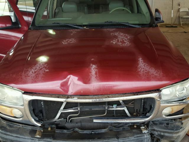 1GKEK63U04J163253 - 2004 GMC YUKON DENA MAROON photo 7