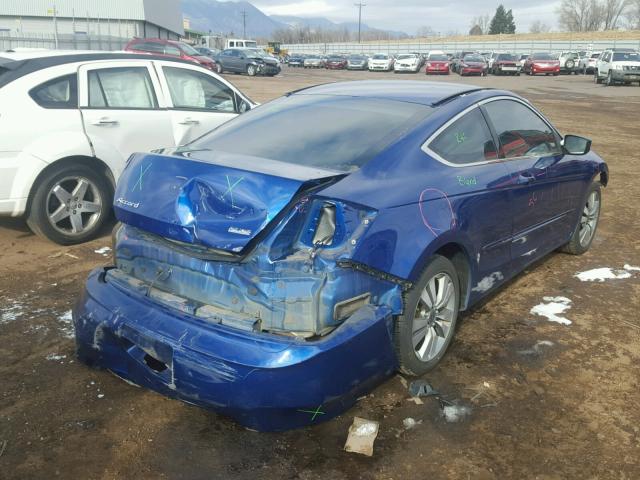 1HGCS12308A026917 - 2008 HONDA ACCORD LX- BLUE photo 4