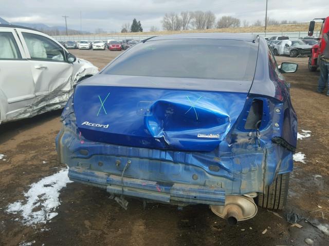 1HGCS12308A026917 - 2008 HONDA ACCORD LX- BLUE photo 9