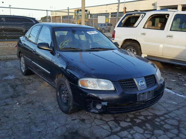 3N1CB51D54L468078 - 2004 NISSAN SENTRA 1.8 BLACK photo 1