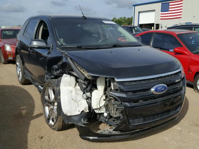 2FMDK4AK9EBB45672 - 2014 FORD EDGE SPORT BLACK photo 1