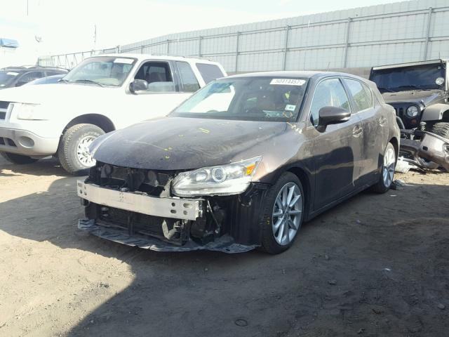 JTHKD5BH0C2094367 - 2012 LEXUS CT 200 BROWN photo 2